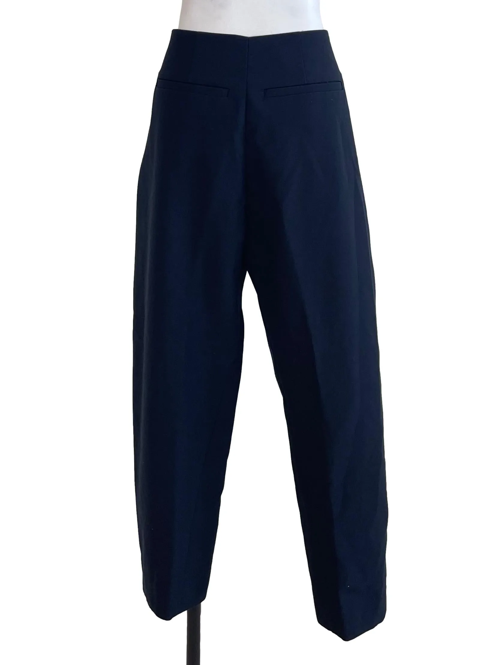 Dark Navy Blue Basic Pants