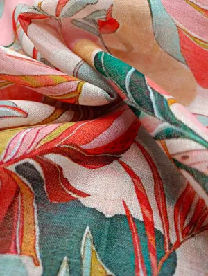 Digital Printed Linen Jute Soft Cotton Fabric