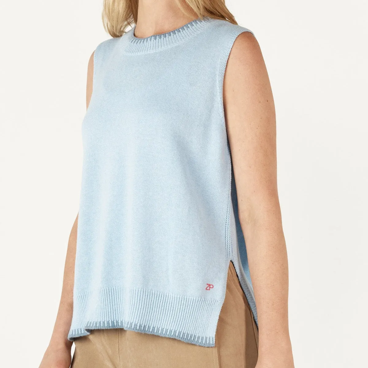 Essential Two Tone Vest - Blue
