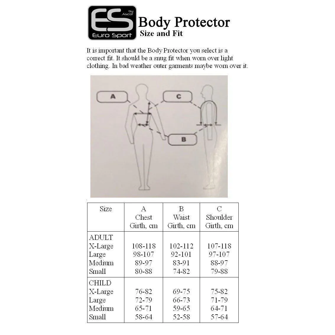 Euro Sport Body Protector Kids - Blue & Pink