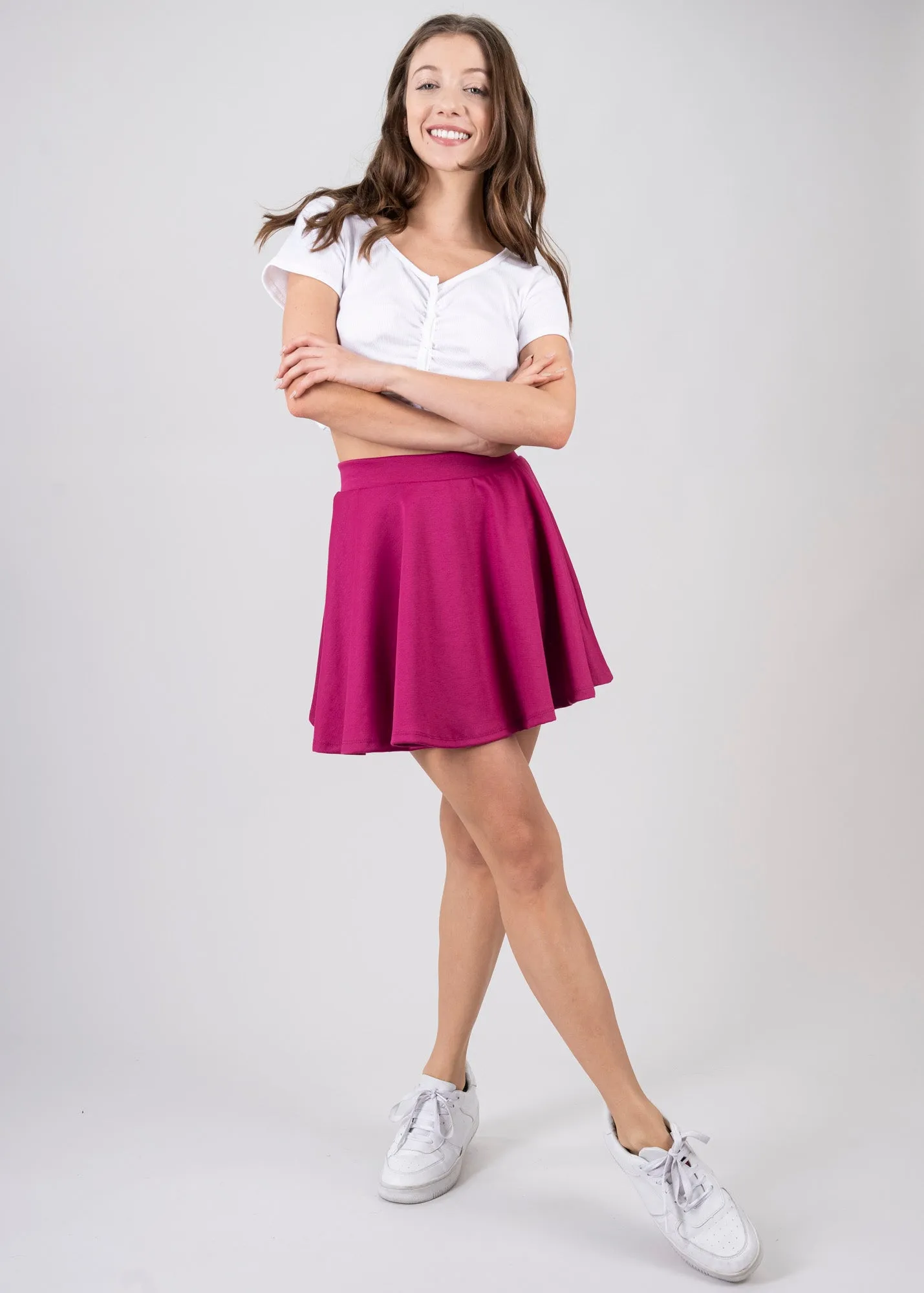 Falda Mini Skater Circular
