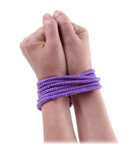 Fetish Fantasy Series Mini Silk Rope - Purple