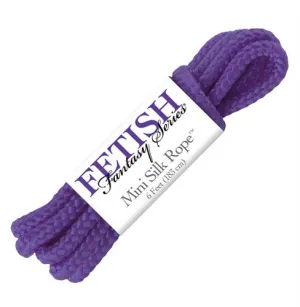 Fetish Fantasy Series Mini Silk Rope - Purple