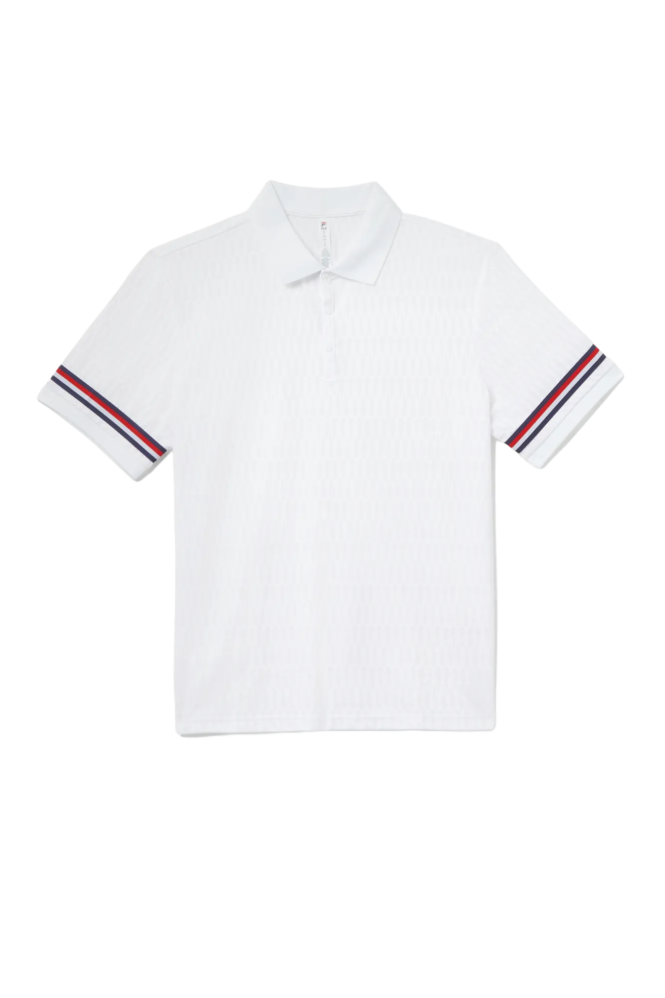 FILA MENS ESSENTIALS HERITAGE JACQUARD POLO