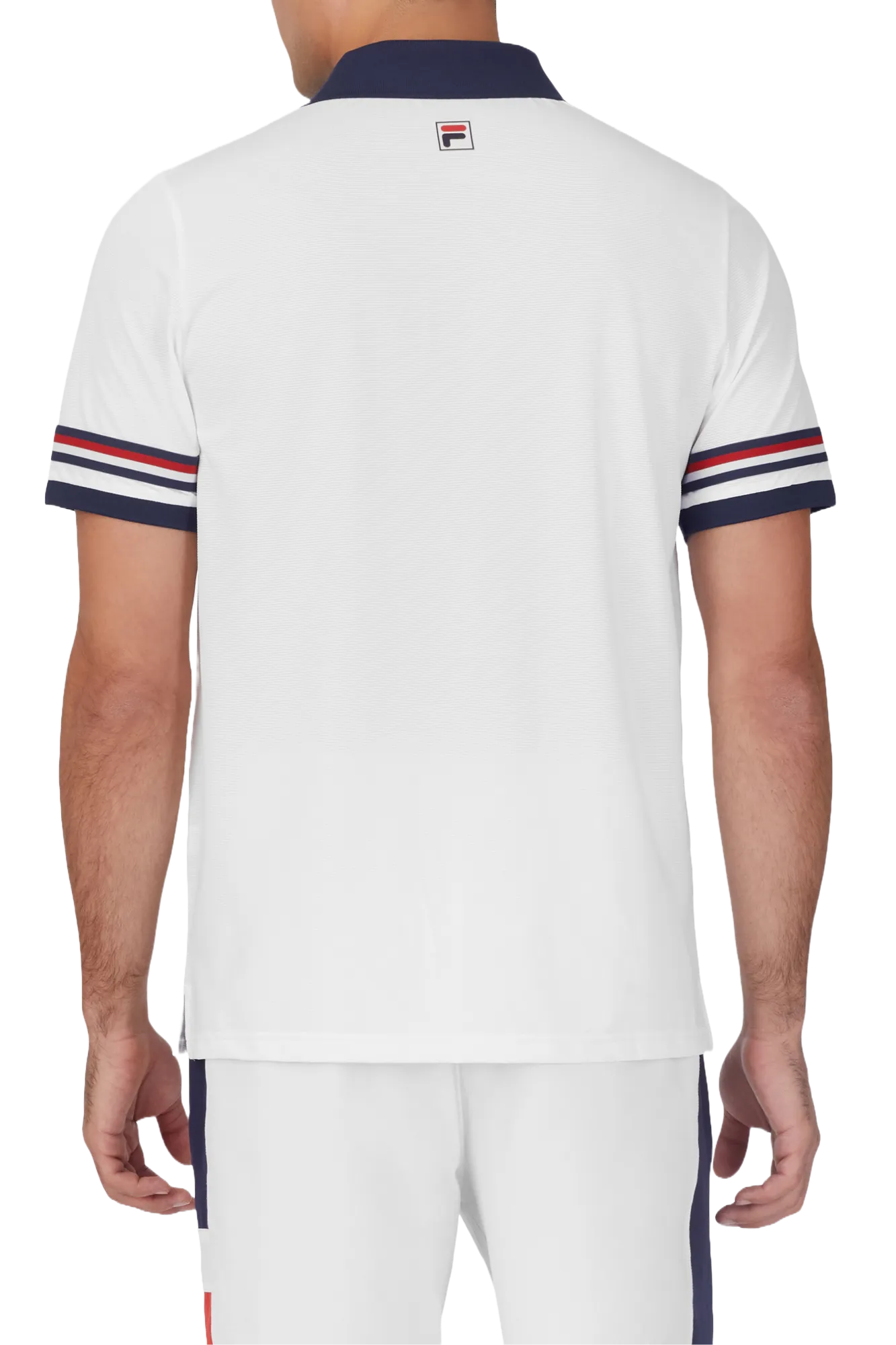FILA MENS ESSENTIALS HERITAGE JACQUARD POLO
