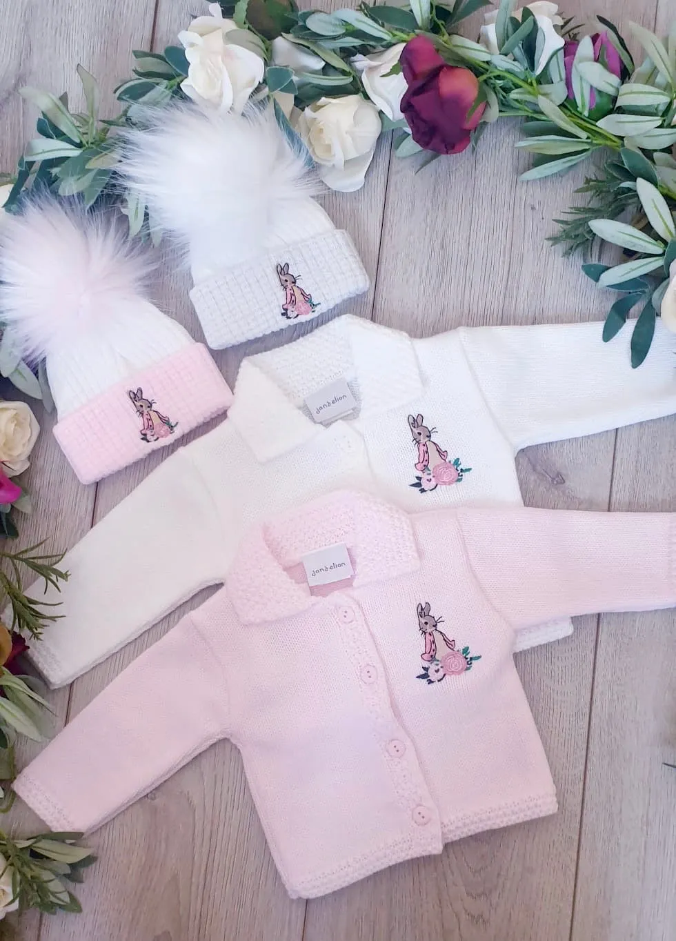 Flopsy Bunny Girls Cardigan- White