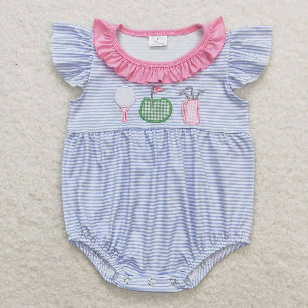 Flutter Sleeve Golf Romper