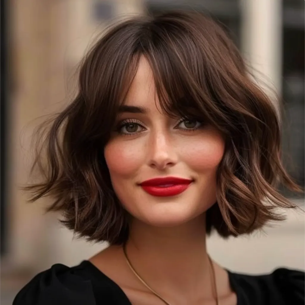French Bob | Lace Front Remy Human Hair Wig | 8" Inch | Invisible Layer Collection