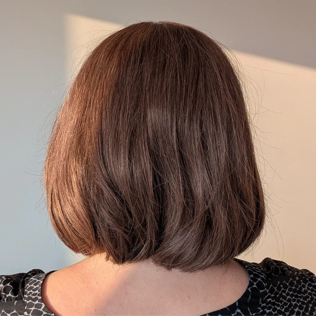 French Bob | Lace Front Remy Human Hair Wig | 8" Inch | Invisible Layer Collection