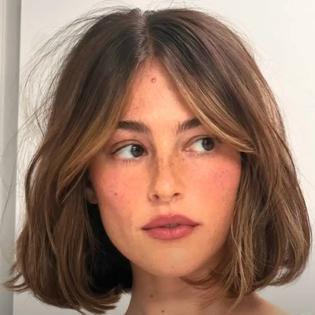 French Bob | Lace Front Remy Human Hair Wig | 8" Inch | Invisible Layer Collection