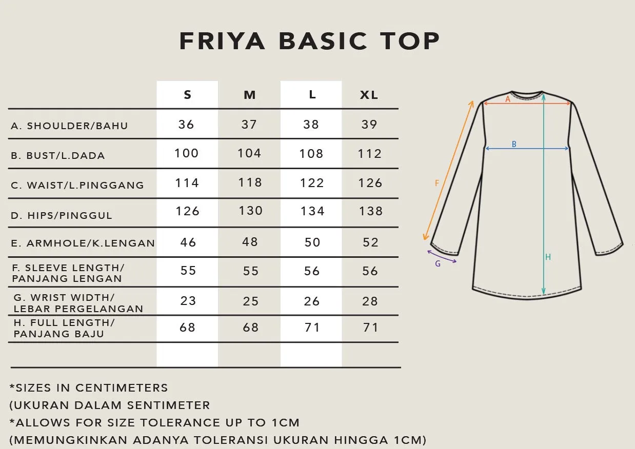 FRIYA BASIC TOP LEAFY