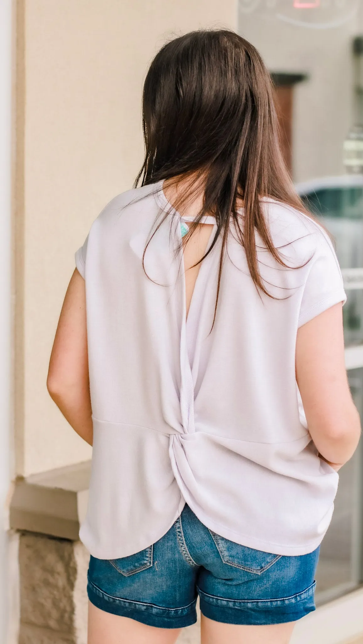 From the Back Top in Lilac