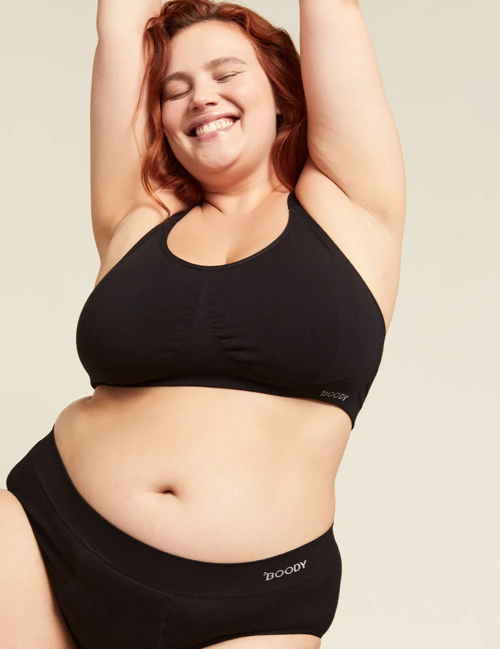 Full Bust Wireless Racerback Bra
