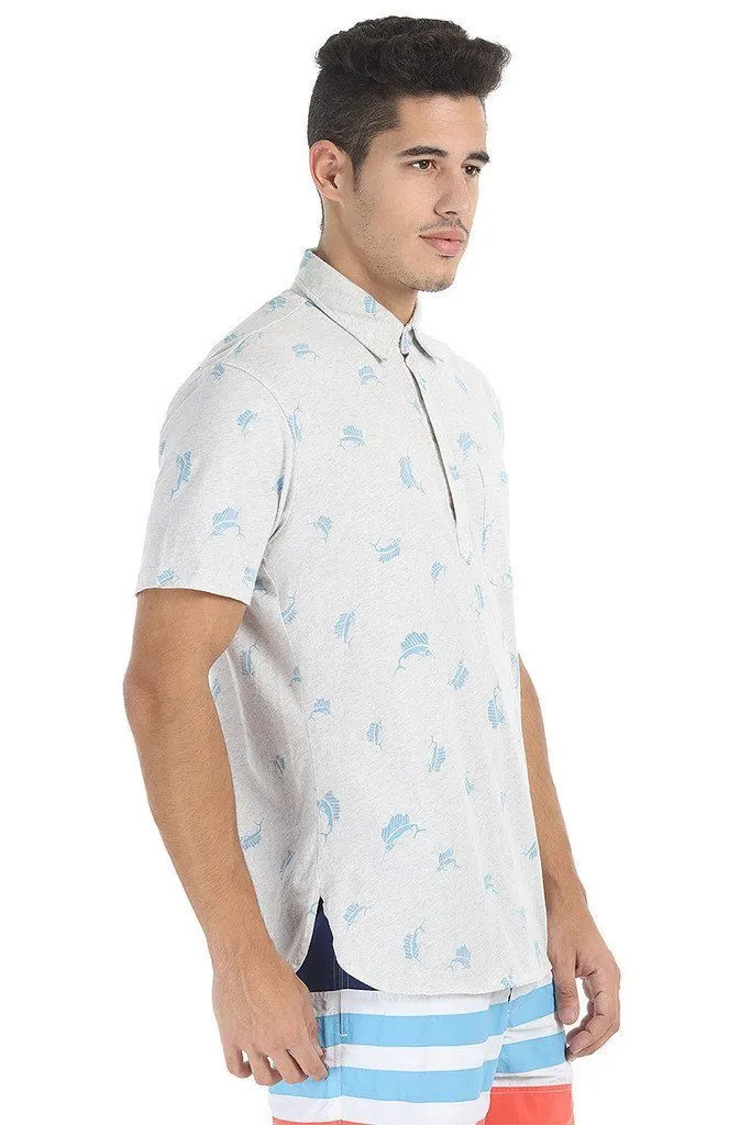 Fun Printed Soft Knit Polo
