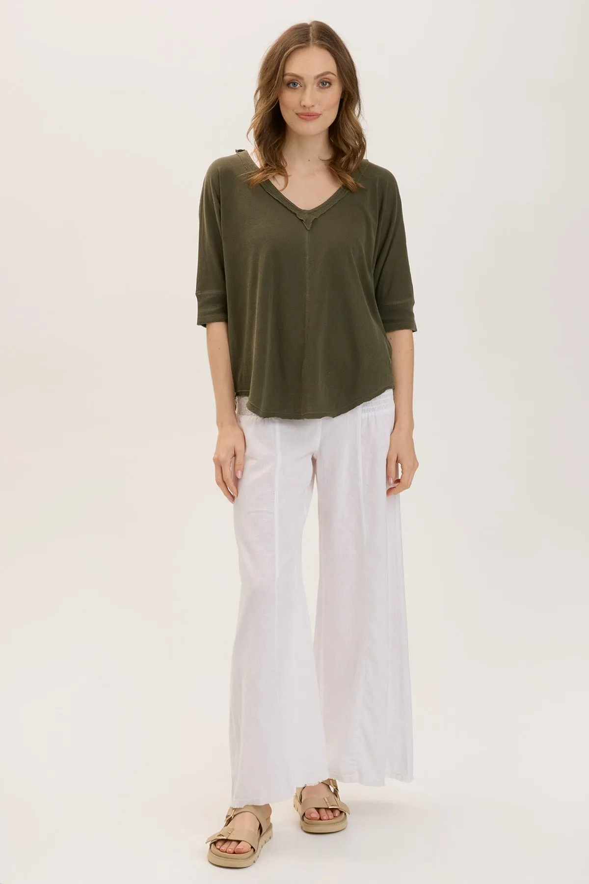 Gardiner Banded Sleeve Top 2.0