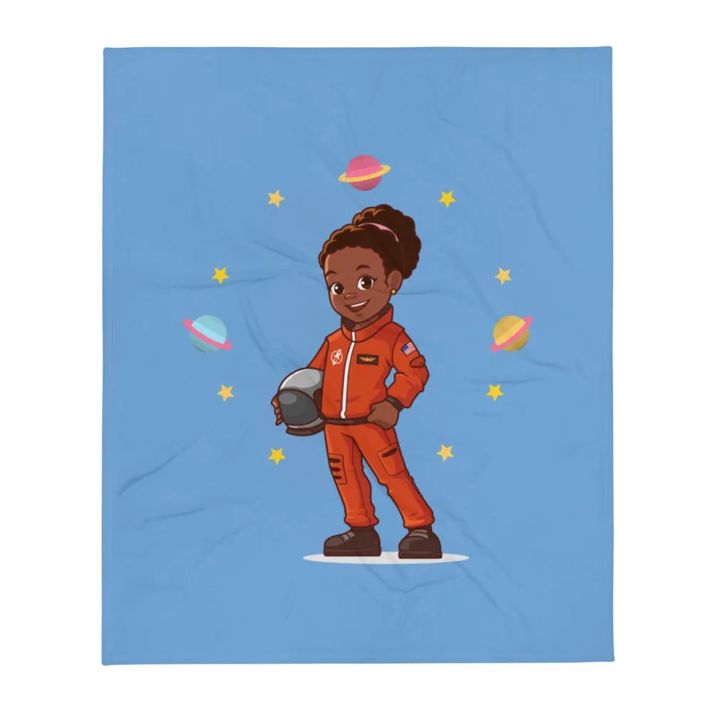 Girls' Astronaut Throw Blanket