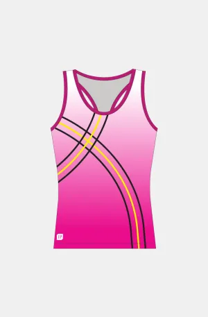 Girls Sublimation Singlet Top - Option 2