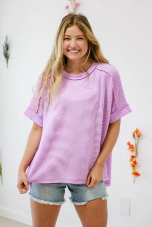 Going Out With The Girls Top in Lavender