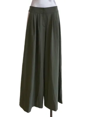 Green Pink Beige Colored Side Pants
