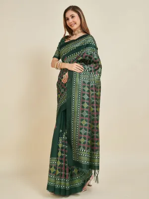 Green Soft Silk Saree