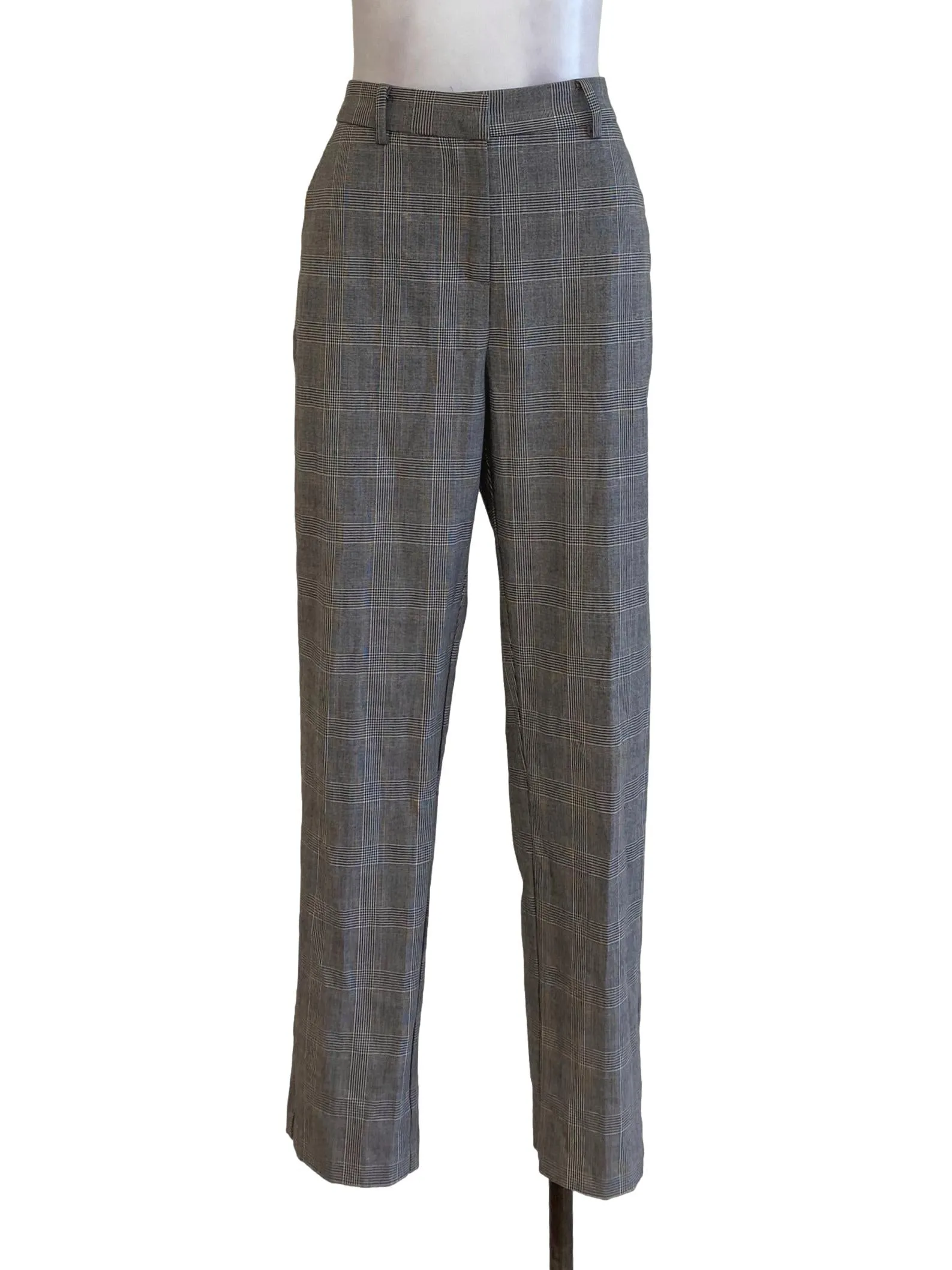 Grey Glen Check Pants