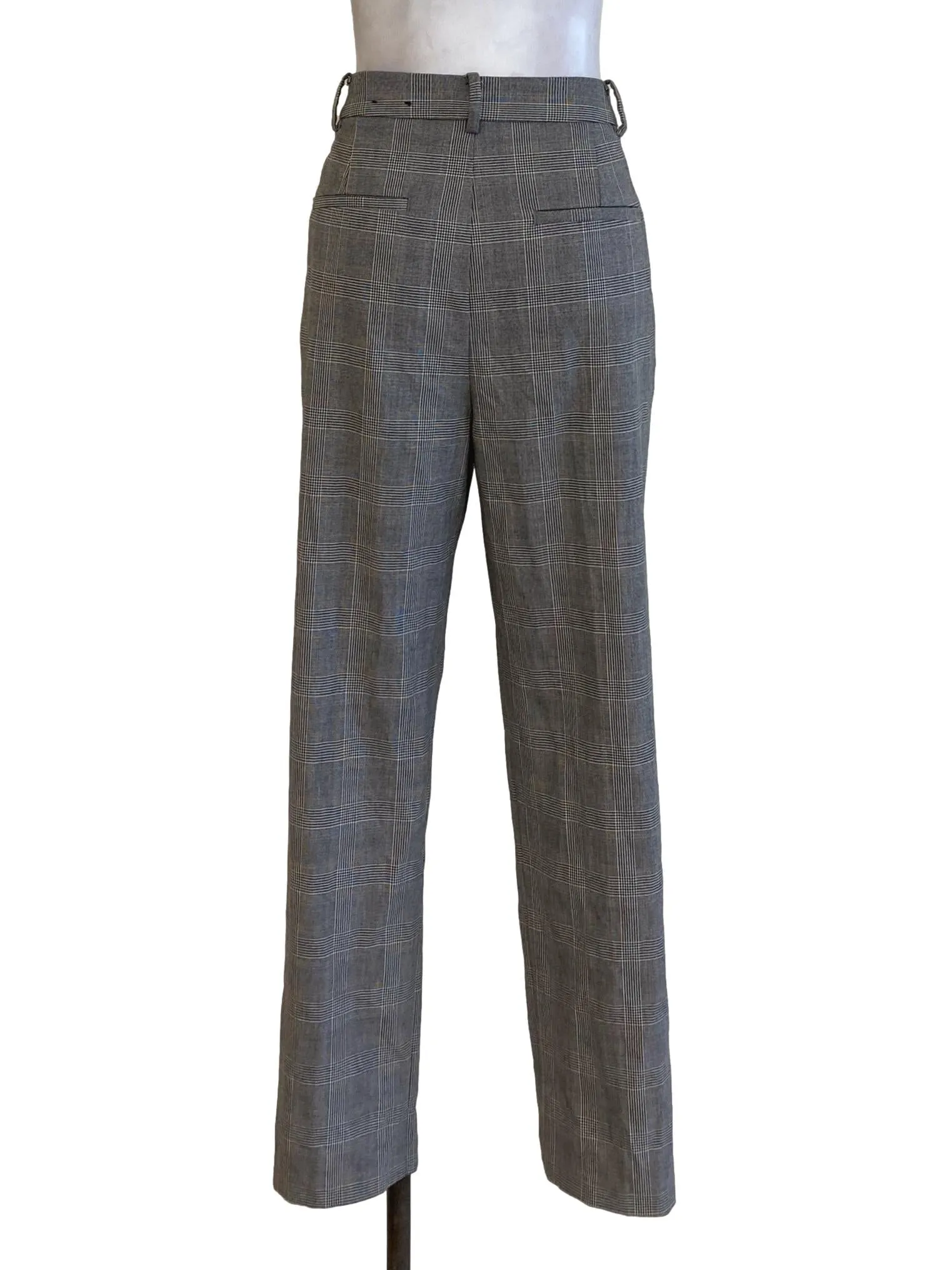 Grey Glen Check Pants