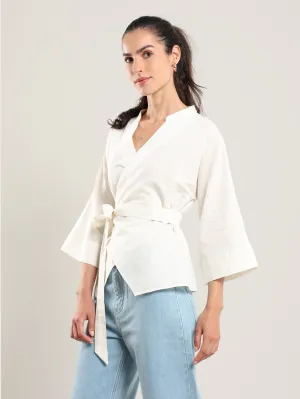Hadia Wrap Top