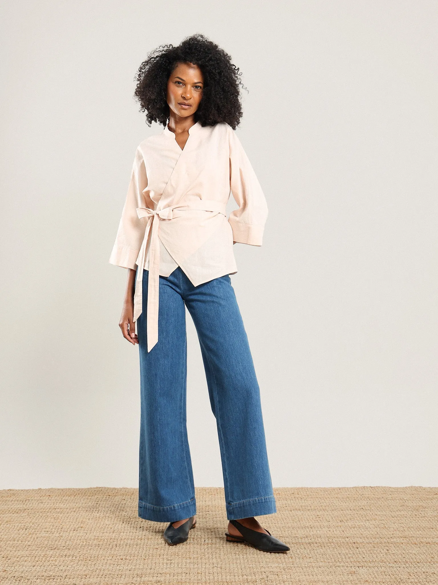 Hadia Wrap Top