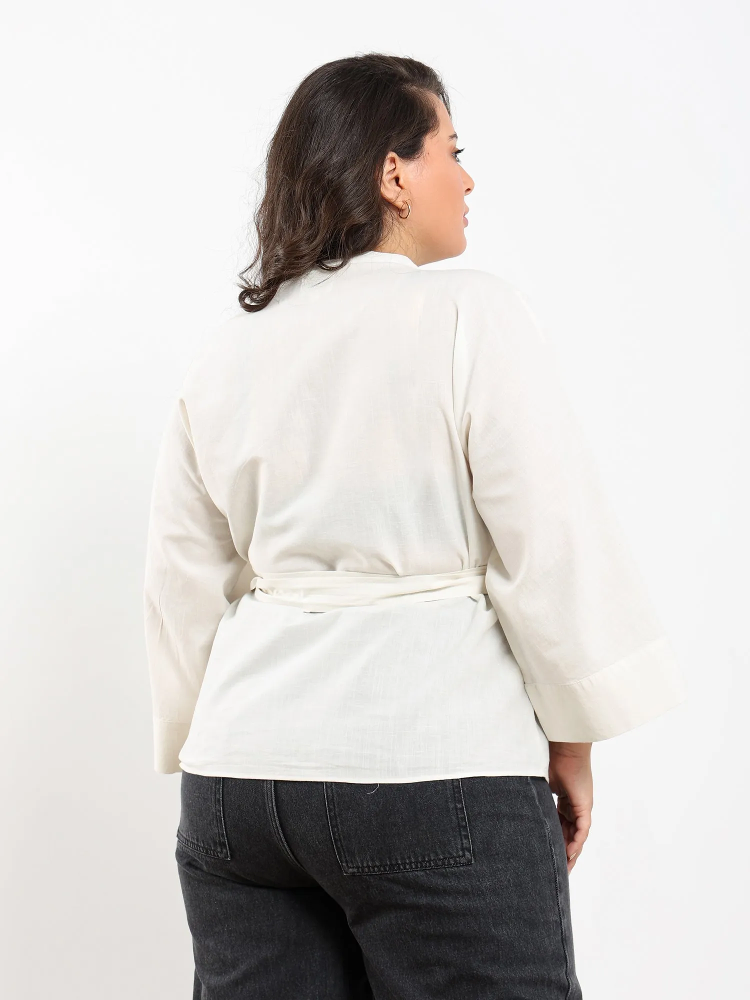 Hadia Wrap Top