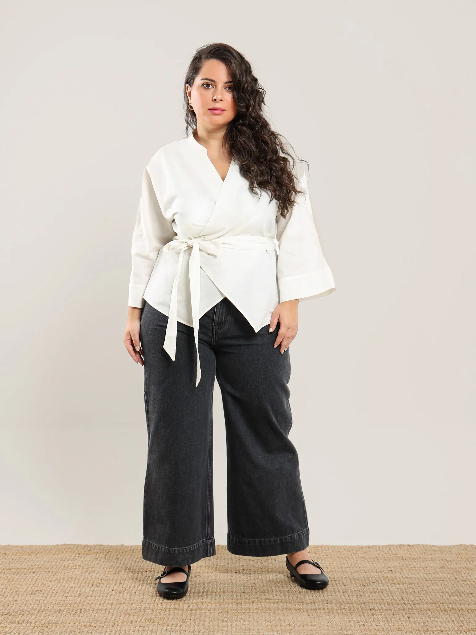 Hadia Wrap Top