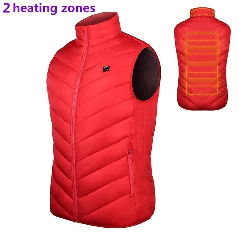 Heatwavegear - Two-touch 15 Heat Zones LED Controller Heated Vest For Men & Women 2023 Updated Version - Hot Sale 50% Off