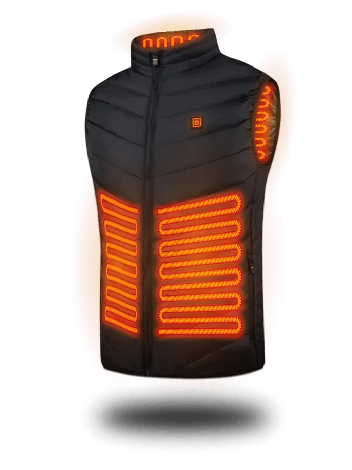 Heatwavegear - Two-touch 15 Heat Zones LED Controller Heated Vest For Men & Women 2023 Updated Version - Hot Sale 50% Off