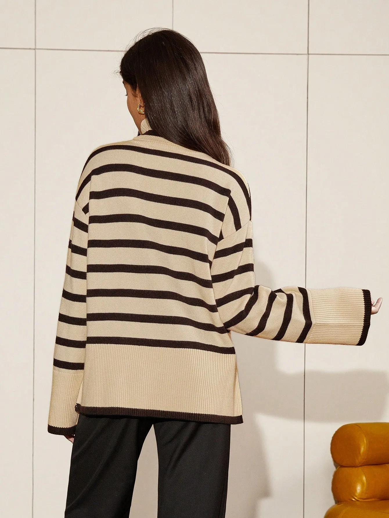 High Neck Pullover