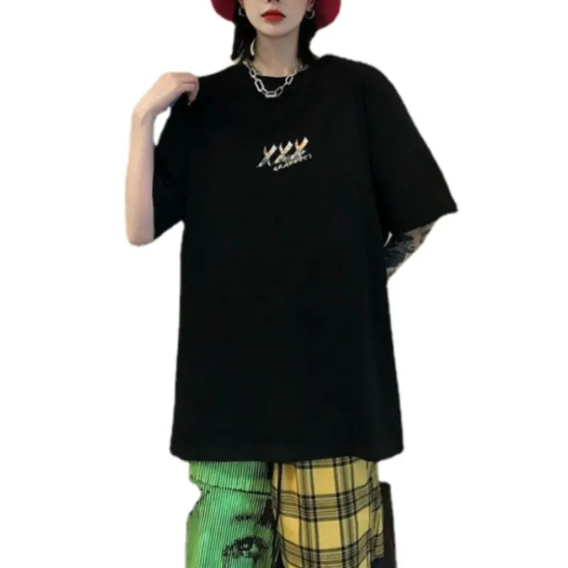 Hip Hop Hand Drawn Graffiti T-Shirt