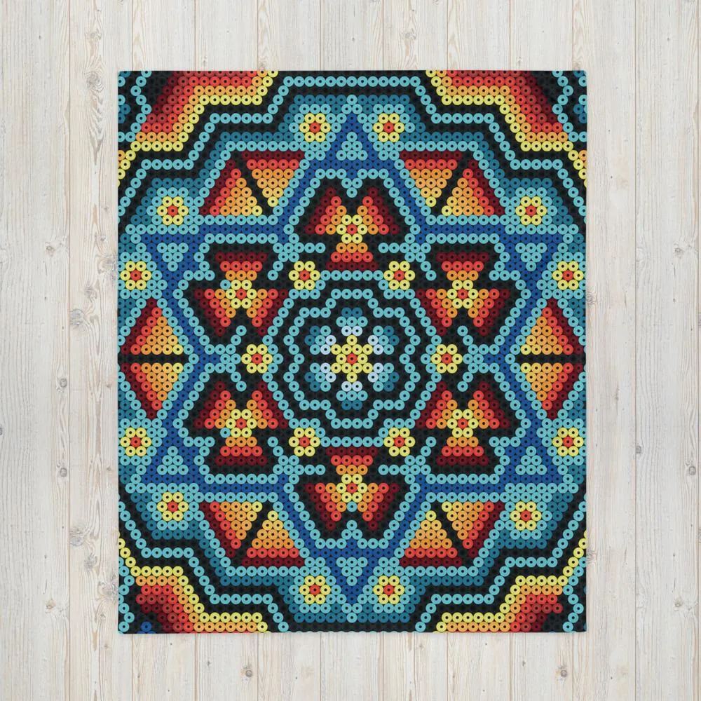 Huichol Throw Blanket