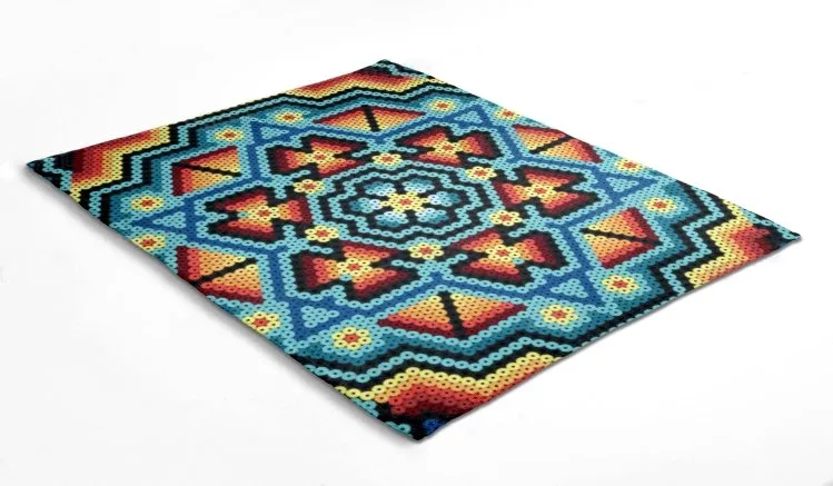 Huichol Throw Blanket