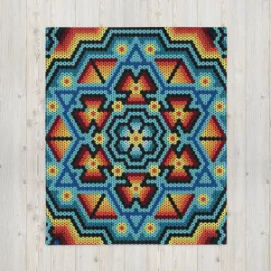 Huichol Throw Blanket