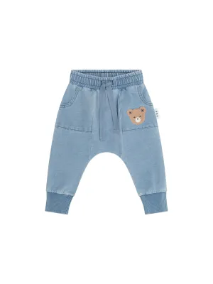 Huxbaby Huxbear Knit Denim Drop Crotch Pant