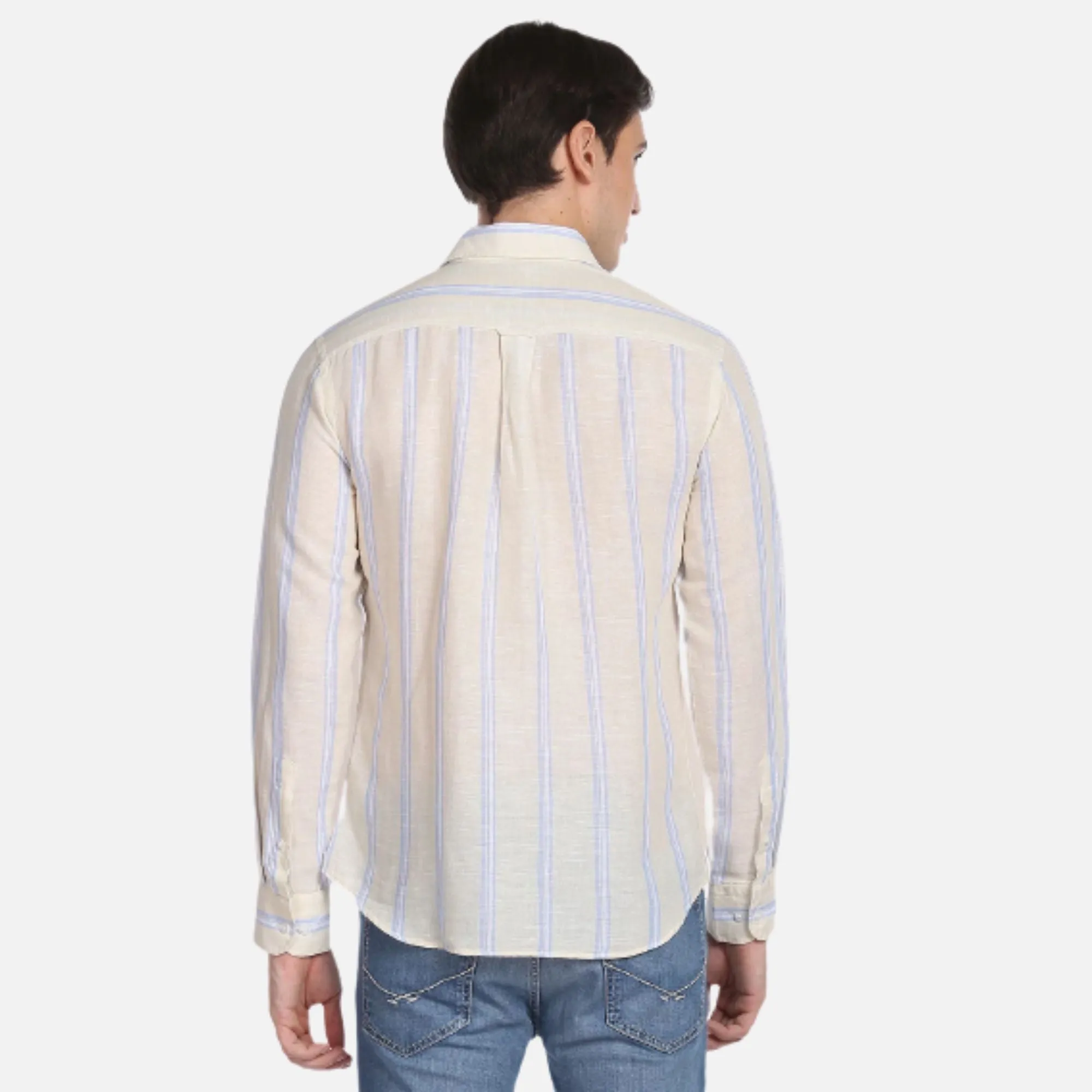 Iconic Linen Cotton Stripe Shirt