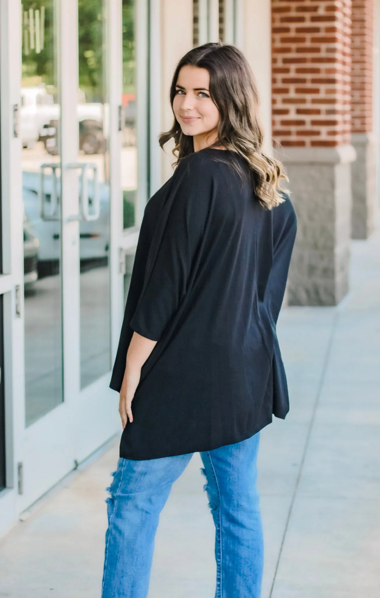 It's a Good Day Black Tunic