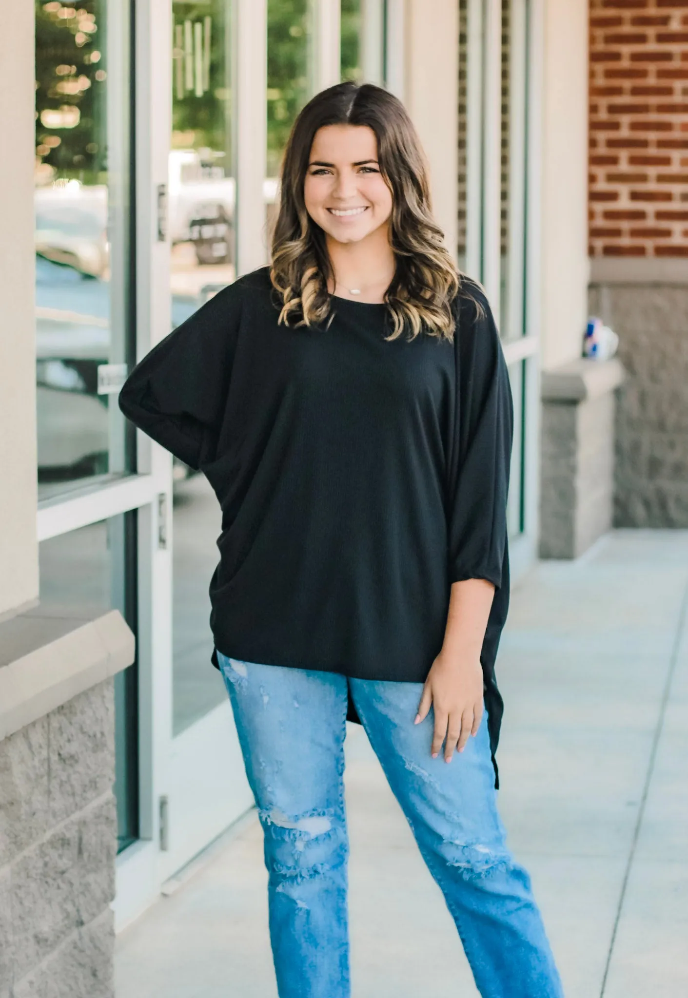 It's a Good Day Black Tunic