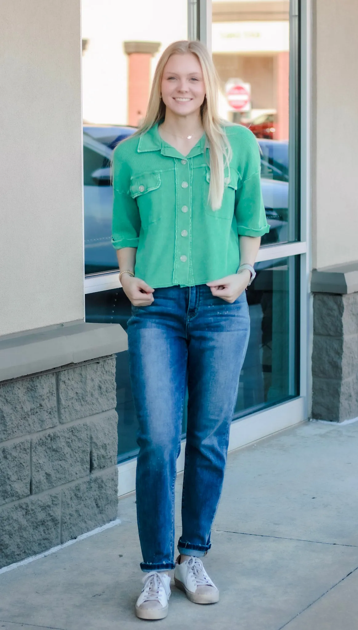 It's Worth It Emerald Thermal Top