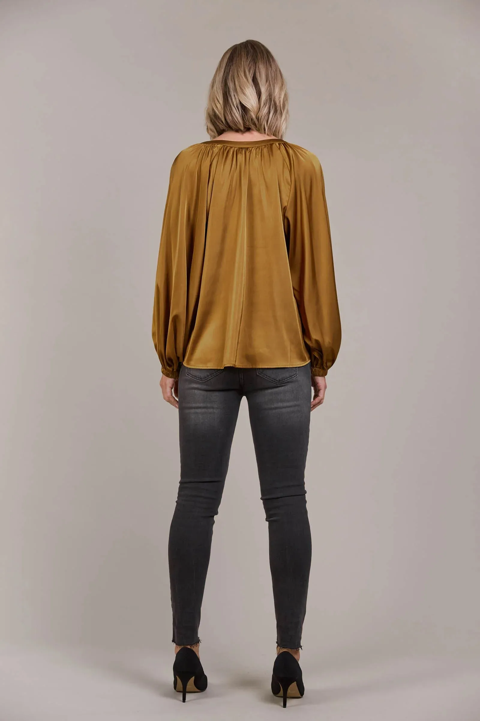 Ivy Blouse - Tobacco
