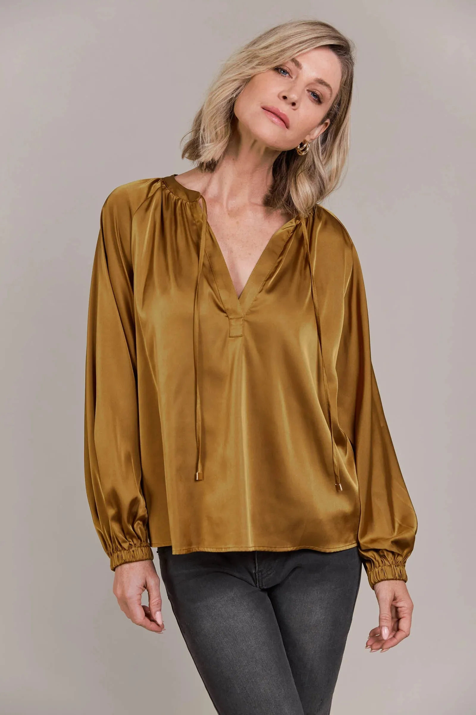 Ivy Blouse - Tobacco