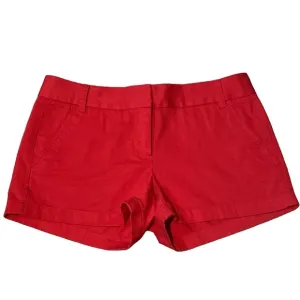 J. Crew NWOT Chino 3” Red Shorts Woman’s 9