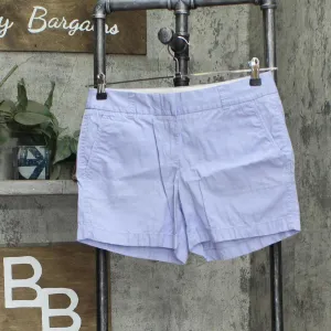 J.Crew Womens 100% Cotton Chino 4 inch Shorts Light Blue See Measurements