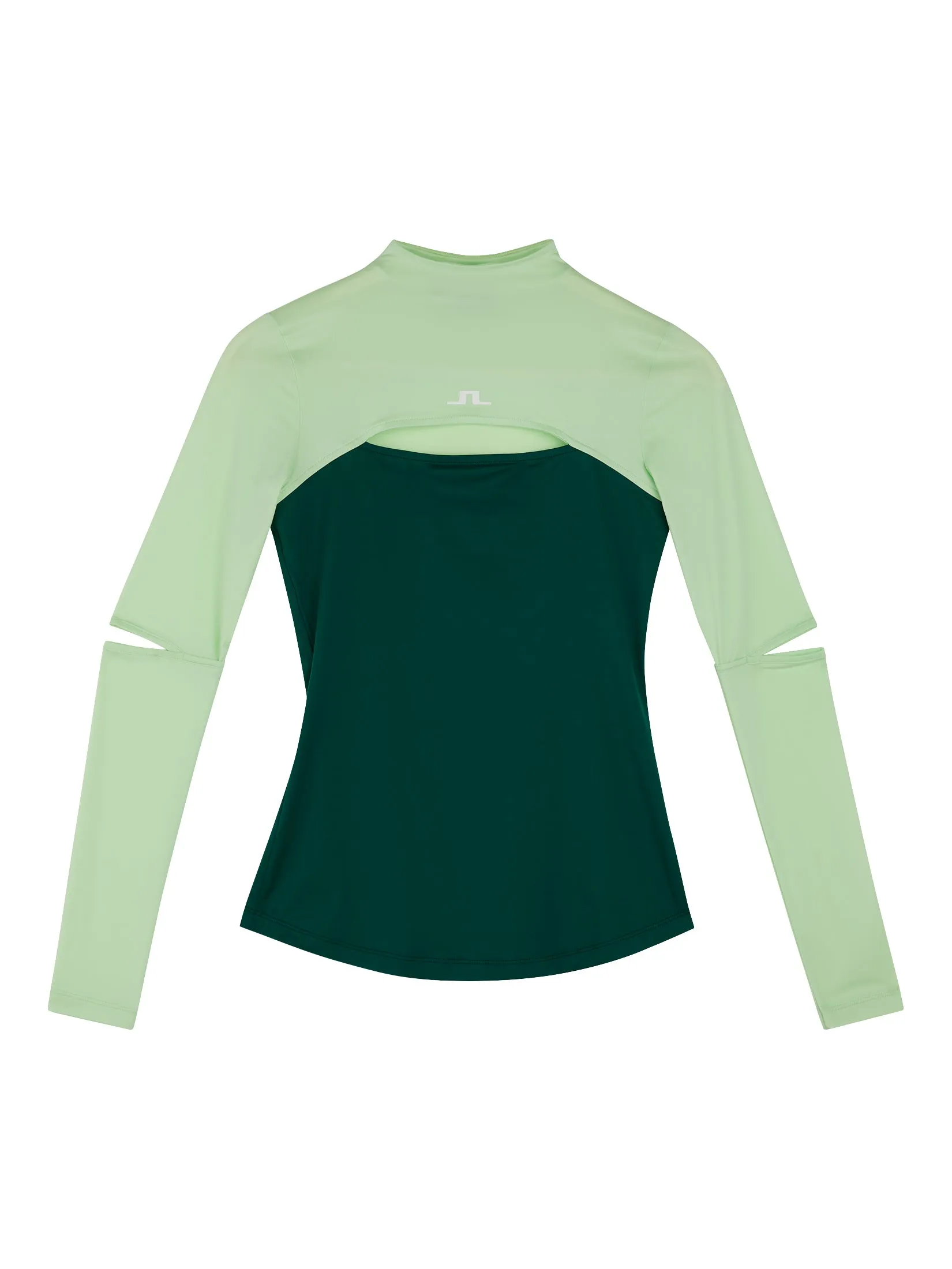 J.Lindeberg Womens Danielle Top Long Sleeve - PATINA GREEN