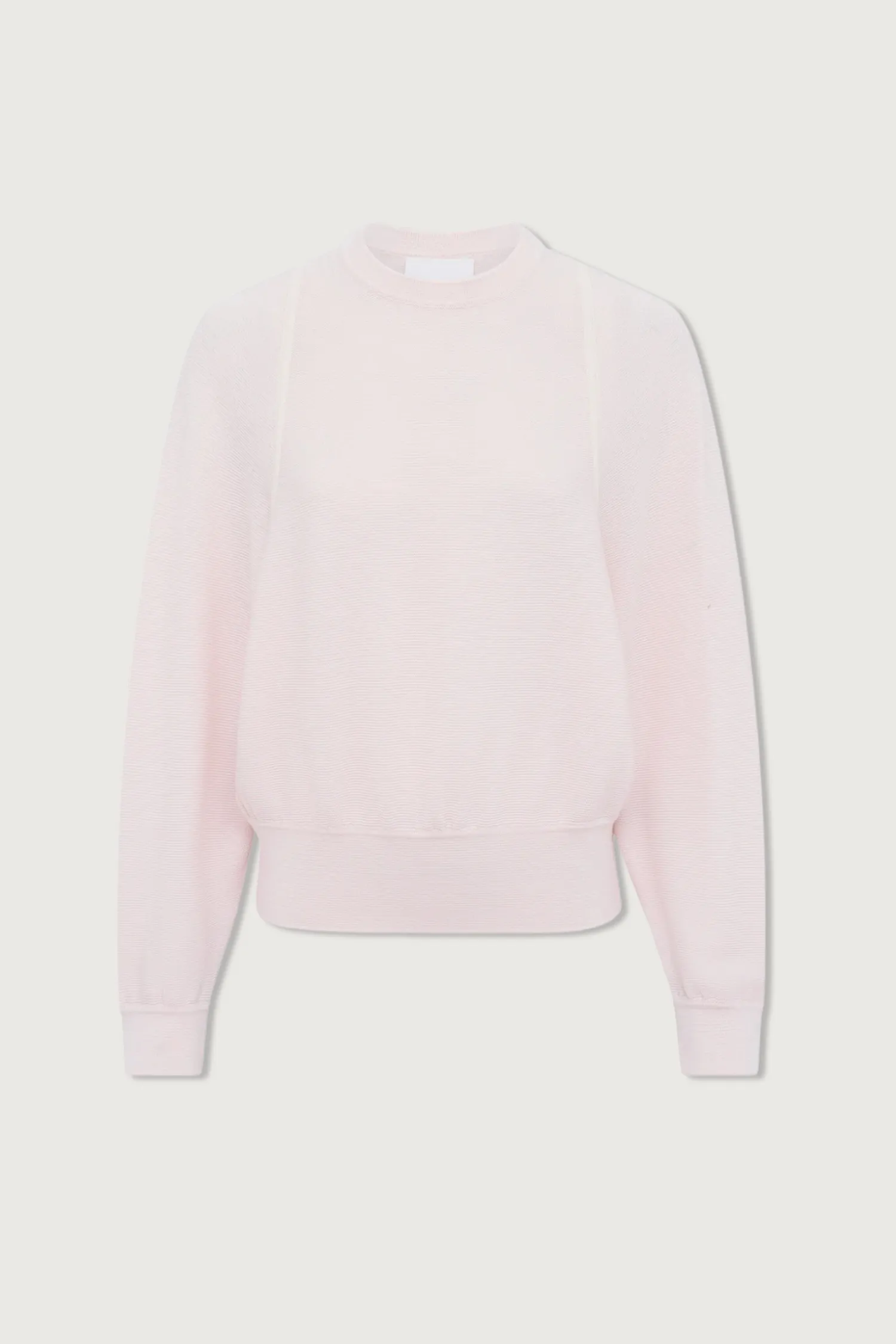 Jour Cropped Oversized Sweater Petal