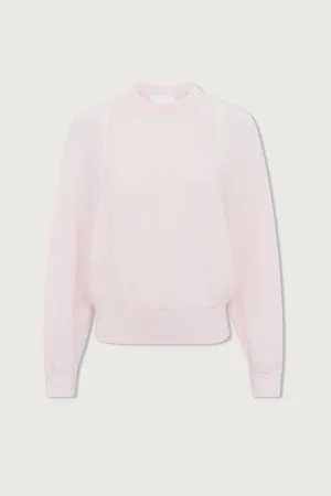Jour Cropped Oversized Sweater Petal