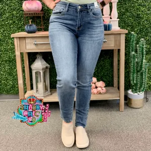 Judy Blue Mid Rise Classic Slim Fit Jean